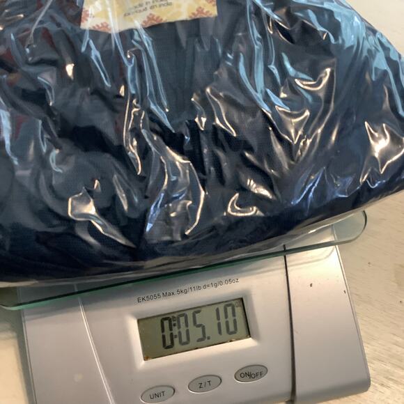 Free People Women’s Lace Long Sleeve Top Size M Navy Blue Frayed Hem Boho - Picture 7 of 7